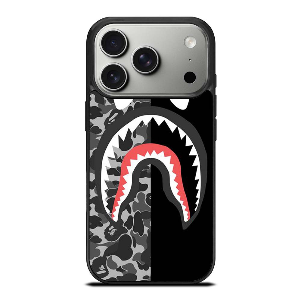 BAPE SHARK CAMO iPhone 17 Pro Case Cover